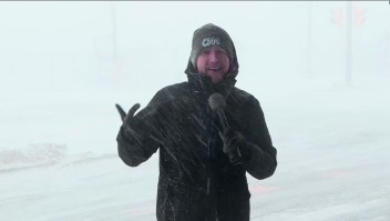 La impactante postal en Buffalo durante la tormenta invernal