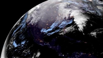 La severa tormenta invernal en Estados Unidos vista desde el espacio