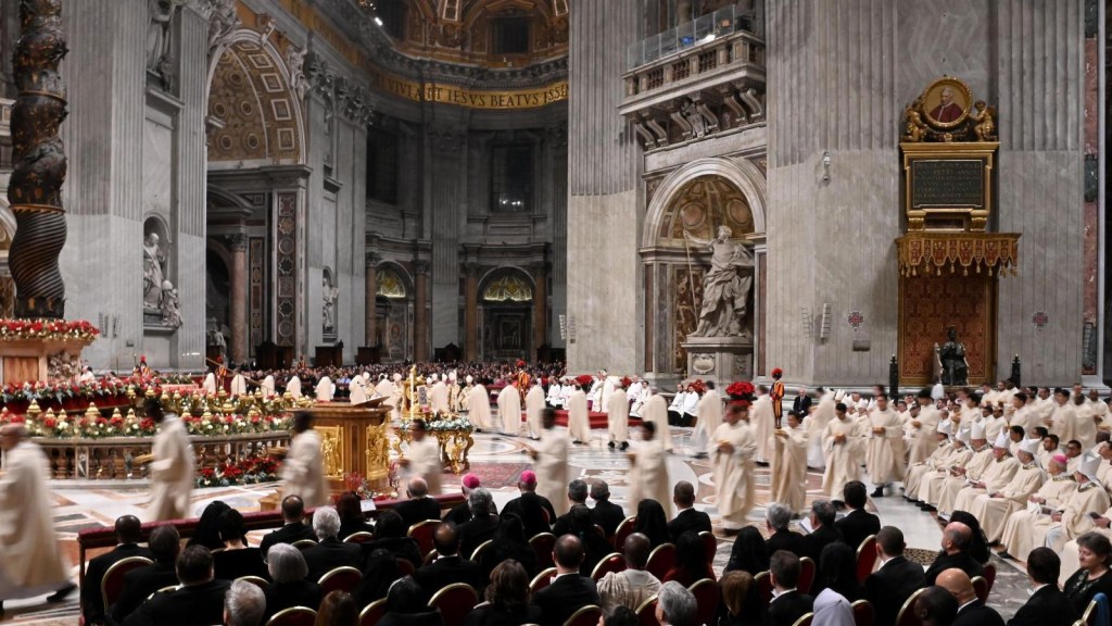 Pope Francis and his Christmas address