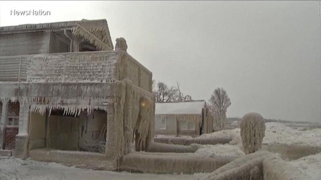 Take a look at homes frozen by a massive winter storm in the US