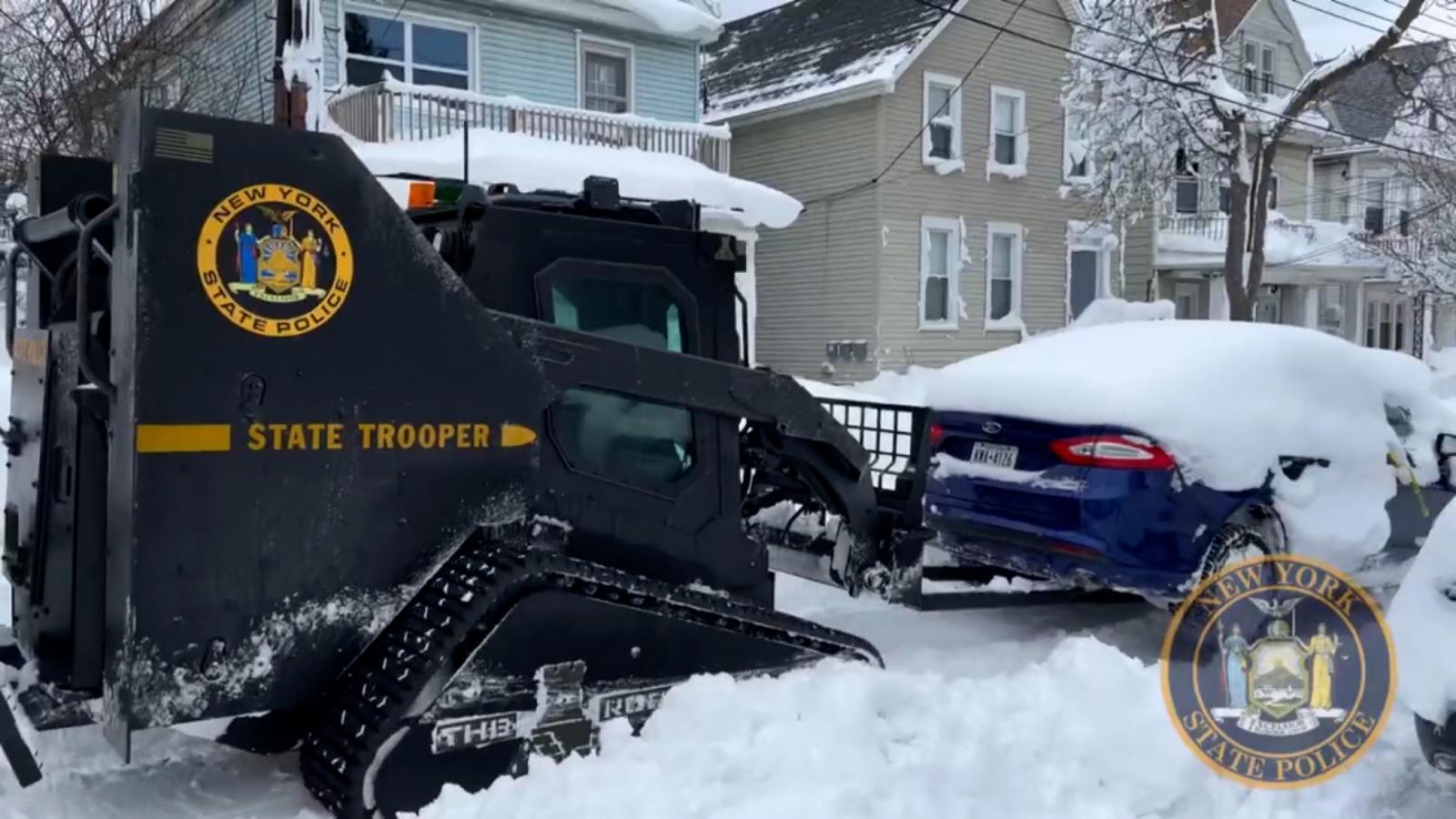 This is ROOK, the vehicle snowblower in New York |  video