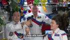 Astronautas rusos en Estación Internacional Espacial mandan buenos deseos de año nuevo