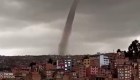 Un raro tornado en Bolivia genera alarma en la población
