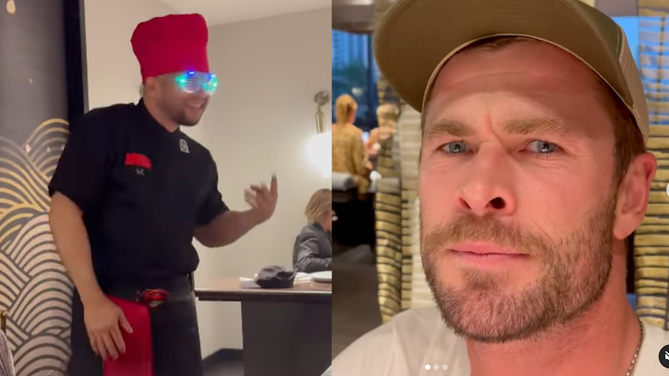 Chris Hemsworth funny video