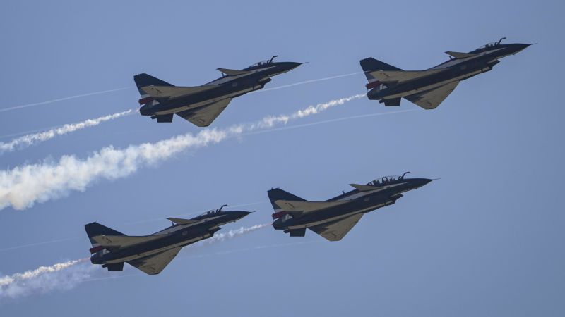 Taiwan says 47 Chinese aircraft have crossed the Taiwan Strait amid new Chinese military exercises