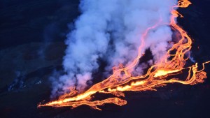 El volcán Mouna Loa en Hawai.