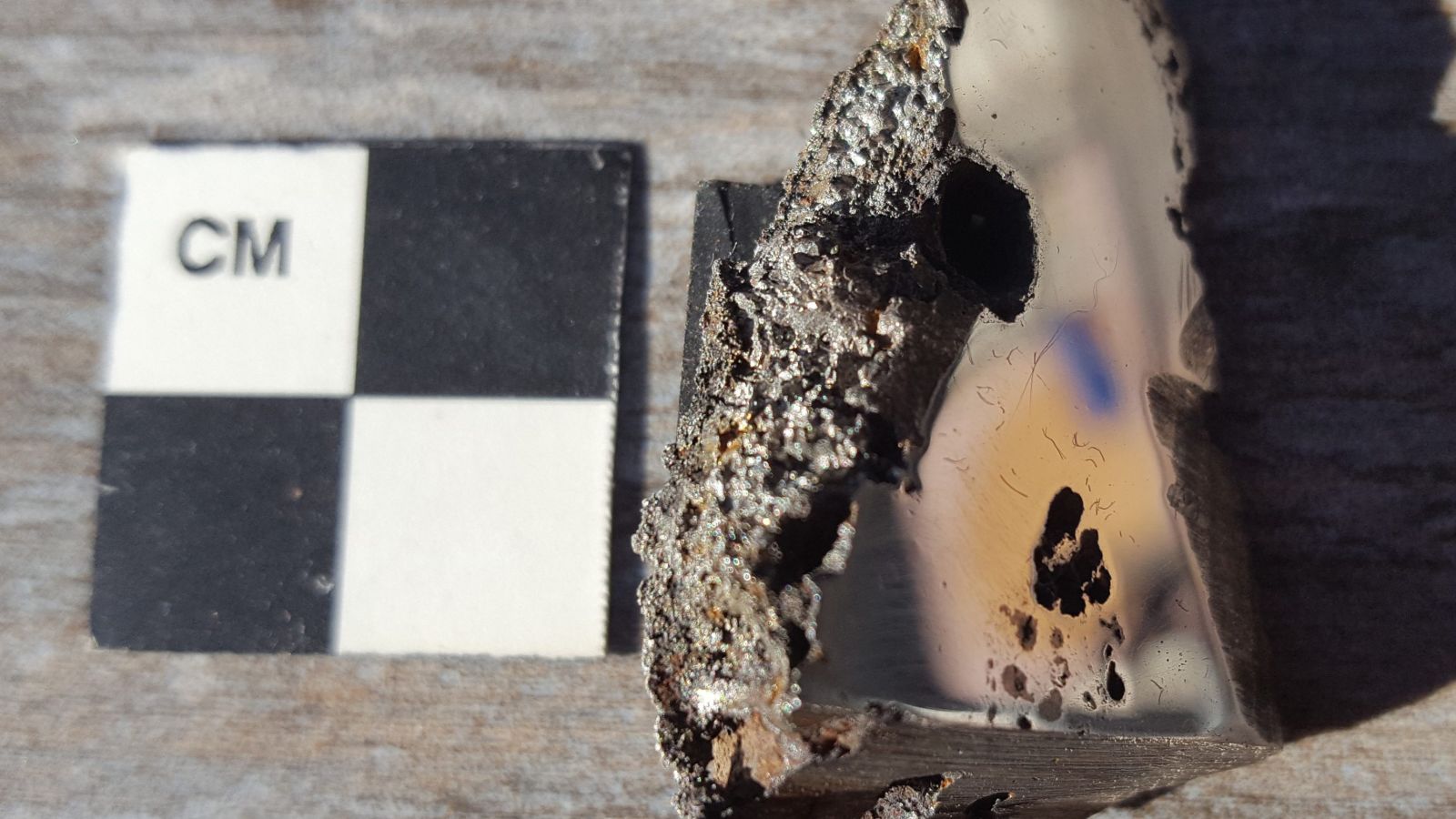 Two new minerals have been found in a 15-ton meteorite that struck Africa