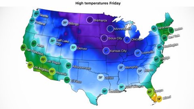 Temperaturas Invierno Frio Pronostico