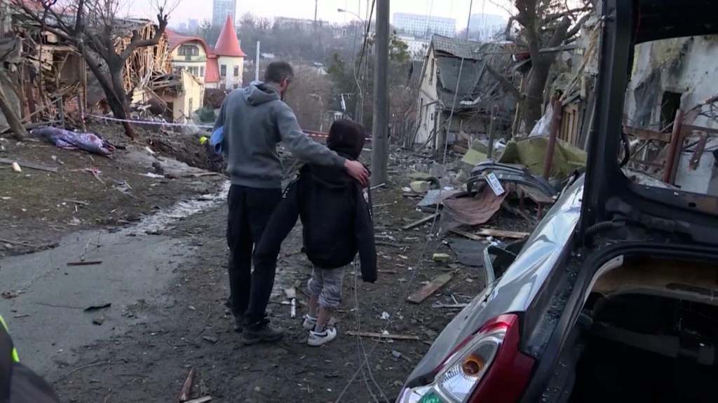Ucrania.  Impactantes imágenes de un ataque mortal