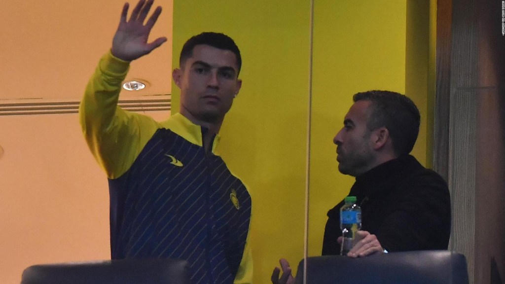 Cristiano Ronaldo apoyó a Al Nassr desde la grada