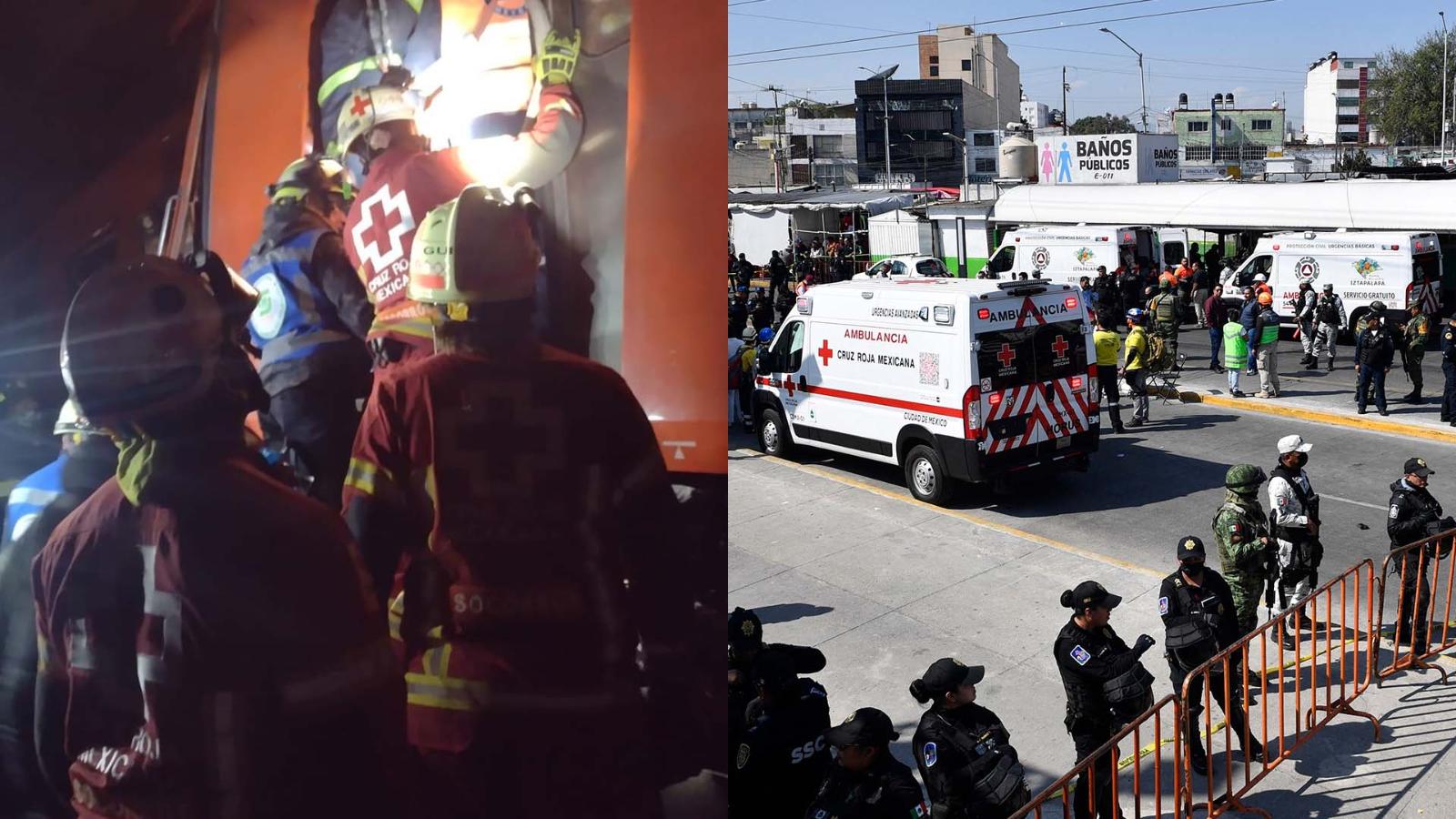 Investigarán las causas del accidente del metro de Ciudad de México