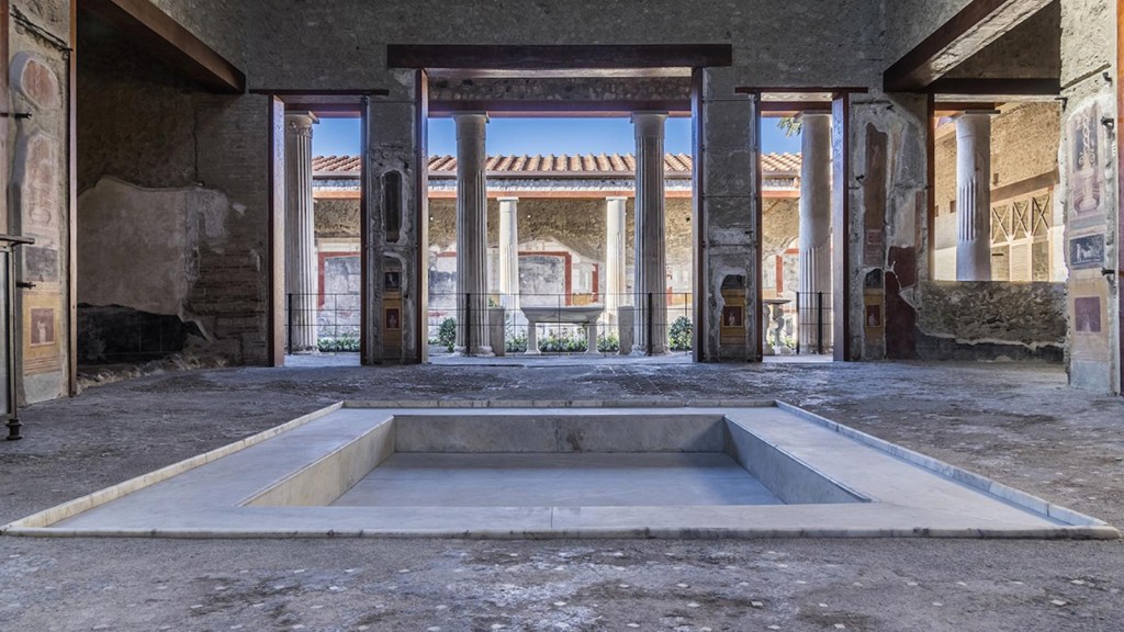 Casa en Pompeya abre al público después de 20 años de restauración