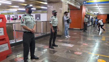 Guardia Nacional en el Metro de la CDMX, prueba de seguridad