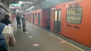 Se desprende un vagón del metro de Ciudad de México