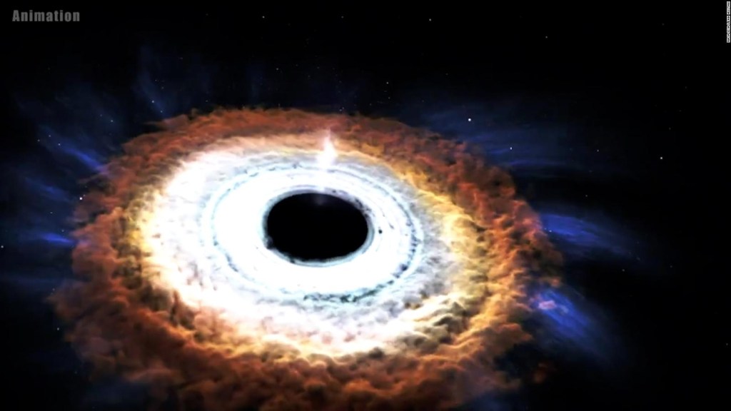 This is how a black hole destroys a star and gives it a donut shape