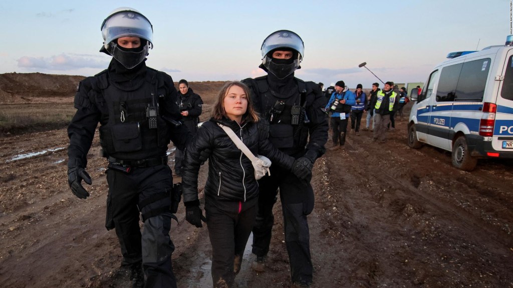 Greta Thunberg y su lucha en Lützerath, el pueblo que resiste ante una mina