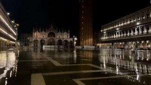 Timelapse muestra cómo se inunda la Plaza San Marcos, en Venecia