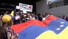 Manifestantes en Venezuela por la crisis económica