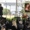 Priscilla Presley lee un poema en el funeral de Lisa Marie Presley el 22 de enero. (Crédito: John Amis/AP)