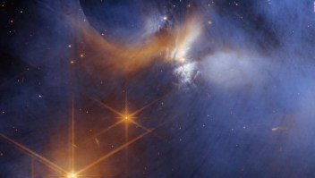 Telescopio Webb observa el corazón helado de una nube molecular