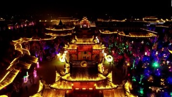 China se ilumina en una impresionante postal por el Año Nuevo Lunar