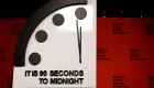 The doomsday clock heralds the approach of total destruction