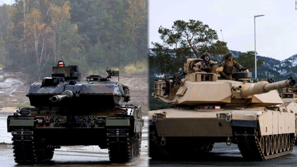 Learn about the military capacity of the Abrams and Leopard 2 tanks