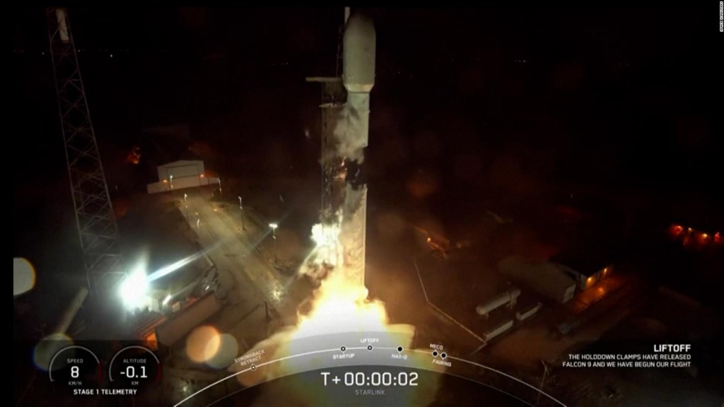 Así fue el lanzamiento de 56 satélites Starlink de SpaceX