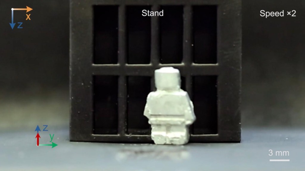Científicos crean un diminuto robot que puede cambiar su forma