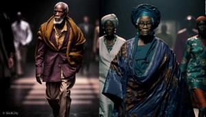 Artista nigeriano lleva a ancianos a una pasarela con realidad virtual