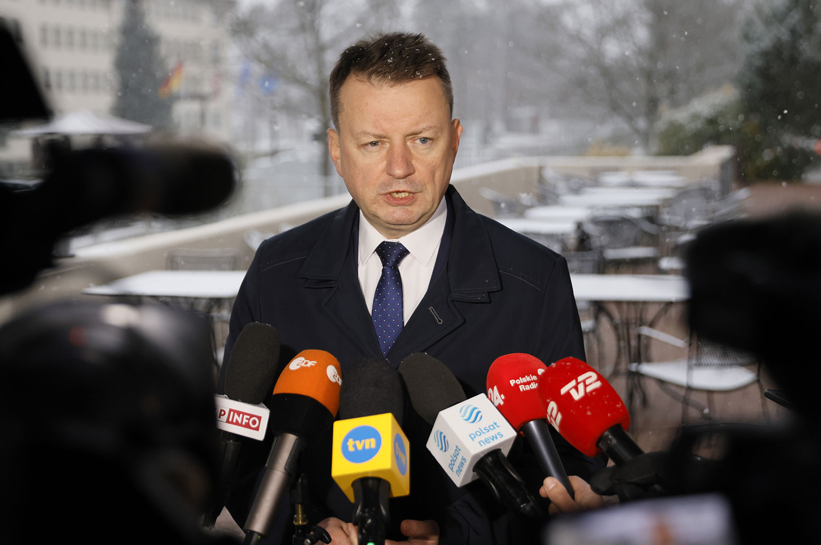 El ministro de Defensa de Polonia, Mariusz Blaszczak (RONALD WITTEK/EPA-EFE/Shutterstock)
