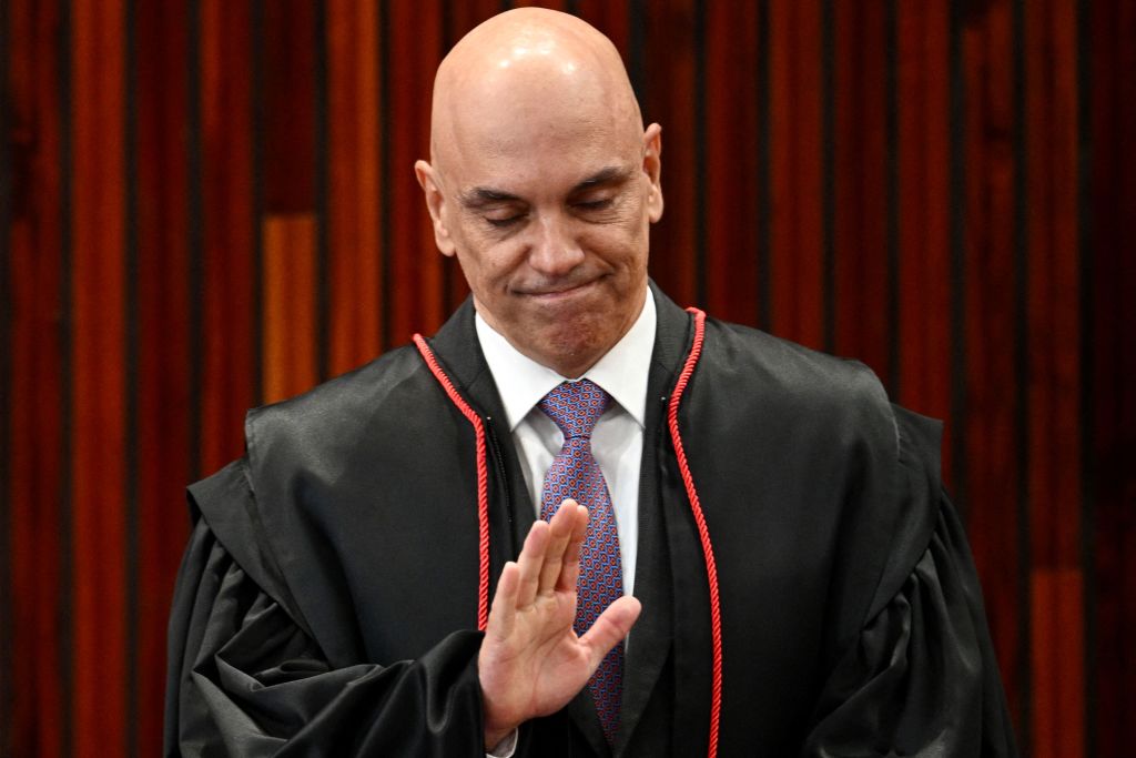 El juez de la Corte Suprema de Justicia de Brasil, Alexandre de Moraes (Crédito: EVARISTO SA/AFP vía Getty Images)