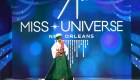 Miss Myanmar, Zar Li Moe, sube al escenario durante el 71º Concurso Nacional de Vestuario Miss Universo en el Centro de Convenciones Morial de Nueva Orleans el 11 de enero de 2023 en Nueva Orleans, Luisiana. (Foto de Josh Brasted/Getty Images)