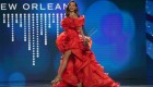 Miss España, Alicia Faubel, sube al escenario durante el 71º Concurso Nacional de Vestuario Miss Universo en el Centro de Convenciones Morial de Nueva Orleans el 11 de enero de 2023 en Nueva Orleans, Luisiana. (Foto de Josh Brasted/Getty Images)