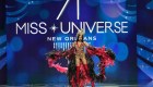Miss Turkía, Aleyna Sirin, sube al escenario durante el 71º Concurso Nacional de Vestuario Miss Universo en el Centro de Convenciones Morial de Nueva Orleans el 11 de enero de 2023 en Nueva Orleans, Luisiana. (Foto de Josh Brasted/Getty Images)