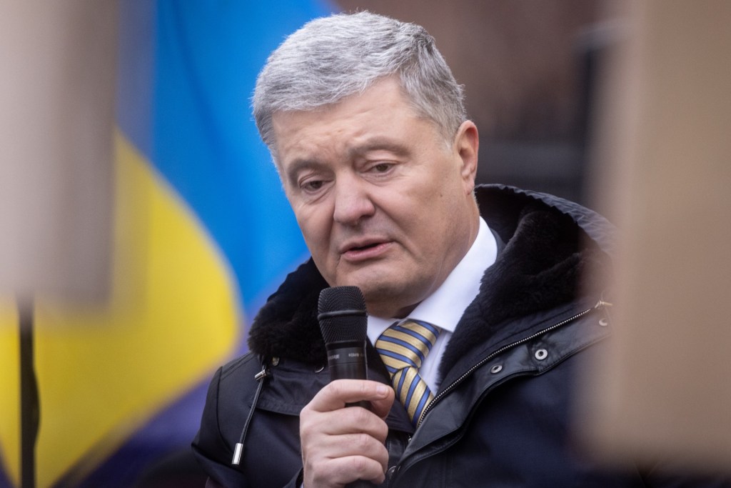 Petro Poroshenko, expresidente de Ucrania, en junio de 2022. (Chris McGrath/Getty Images)