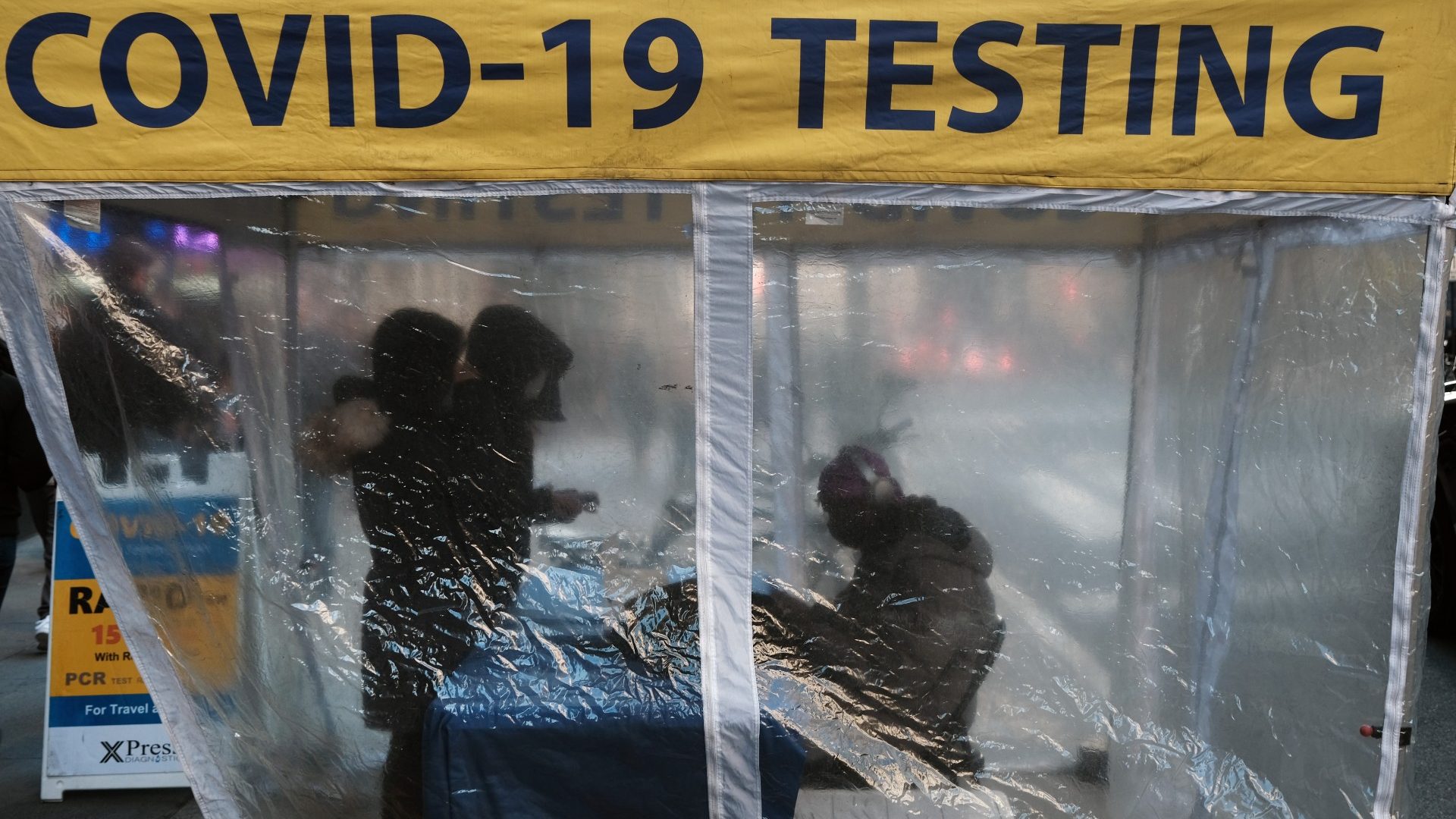 Covid-19 tests in New York, United States, on December 9, 2022. (Credit: Spencer Platt/Getty Images)
