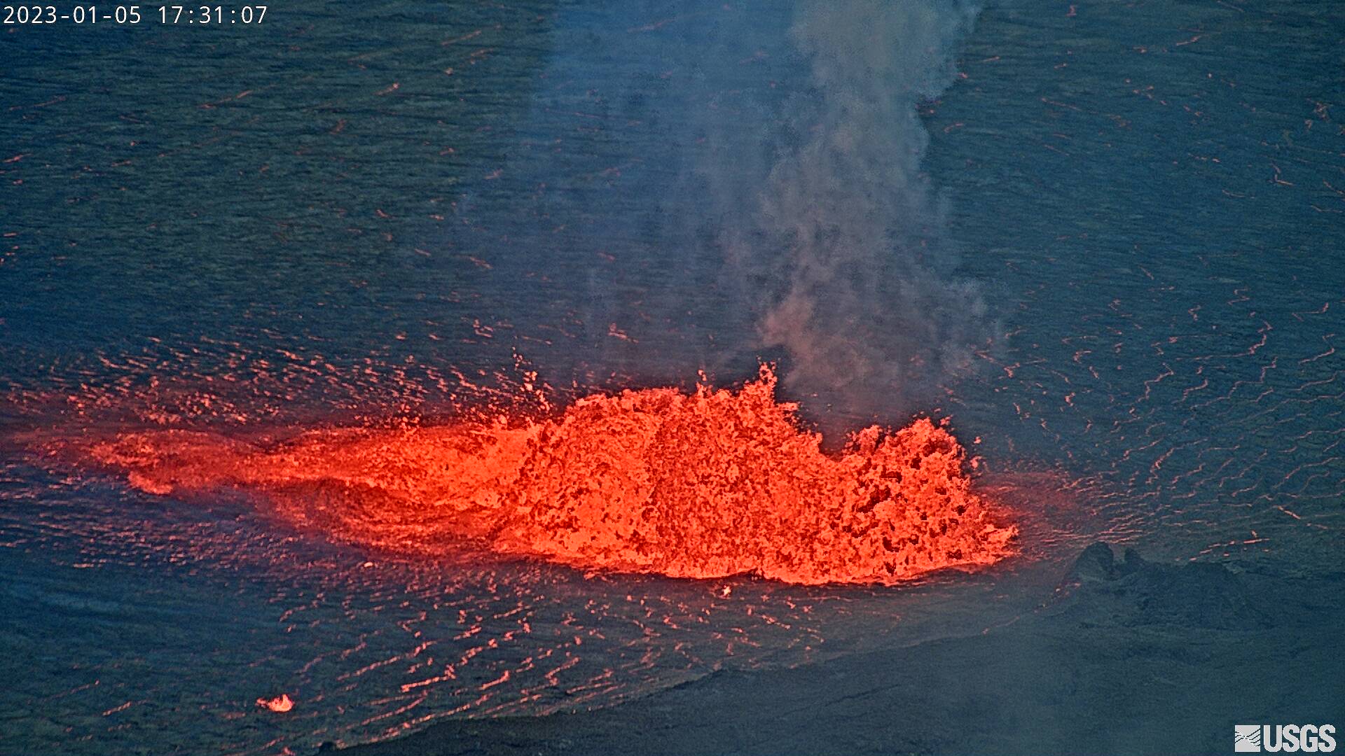 Kilauea volcano is erupting