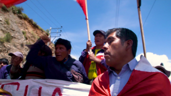 Así se vive la crisis política en la región andina de Perú
