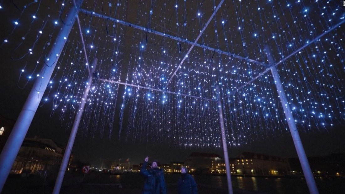 Mira el espectáculo del festival de luces en Copenhague
