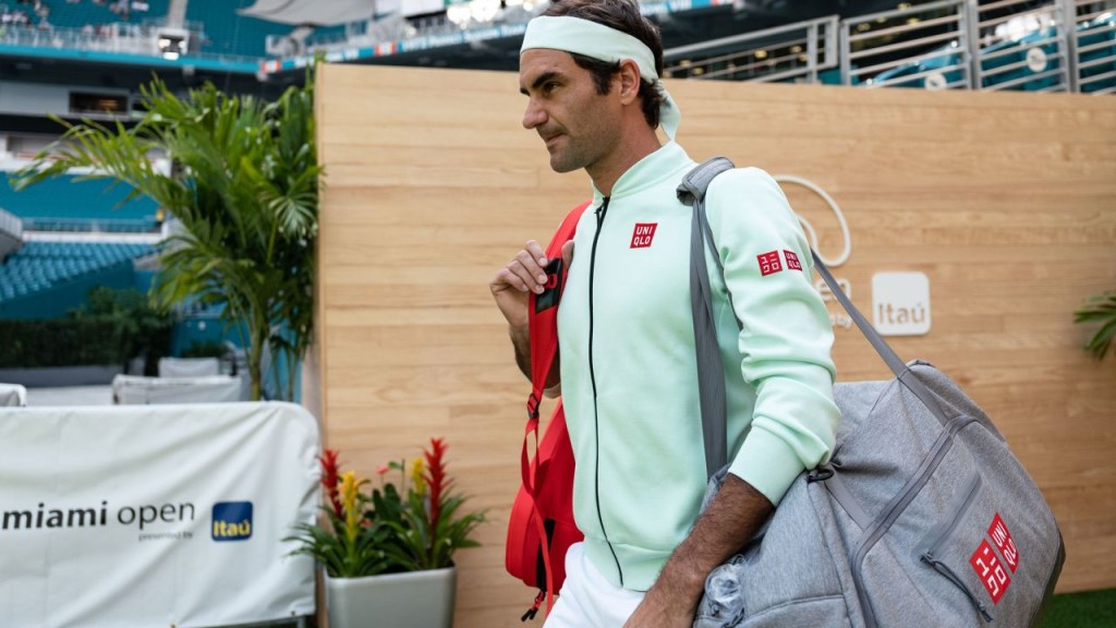 Federer firmó un lucrativo acuerdo con la marca japonesa Uniqlo en 2018. (Crédito: Mark Brown/Getty Images)