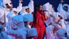 Gran espectáculo y anuncio de embarazo: así fue el show de Rihanna