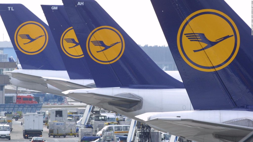 Lufthansa interrumpe sus vuelos por un fallo informático