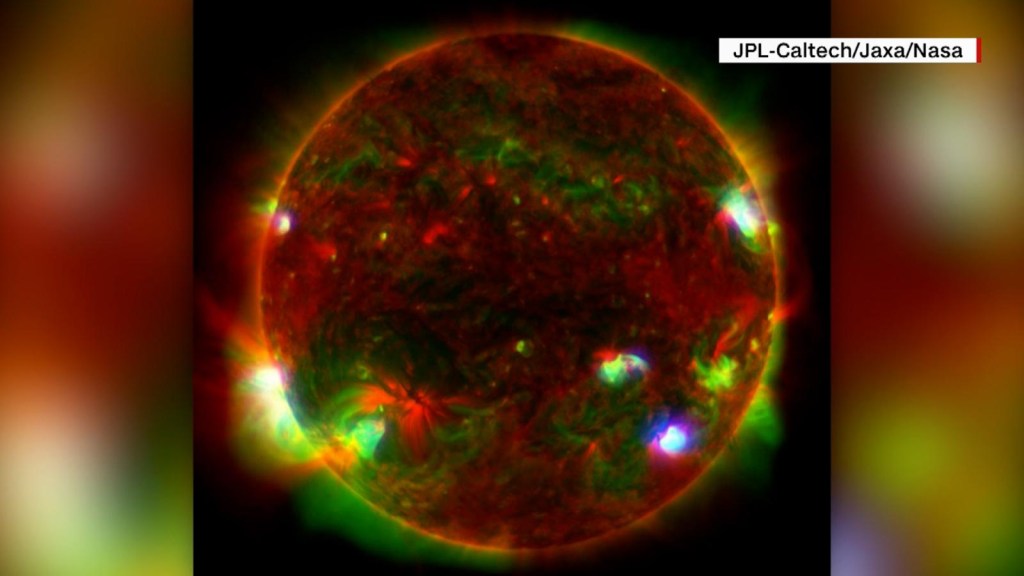 Teleskoplar ışığın görüntülerini yakalar "görünmez" güneşten