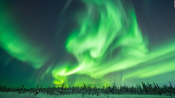 Mira la impresionante aurora polar captada en Alaska
