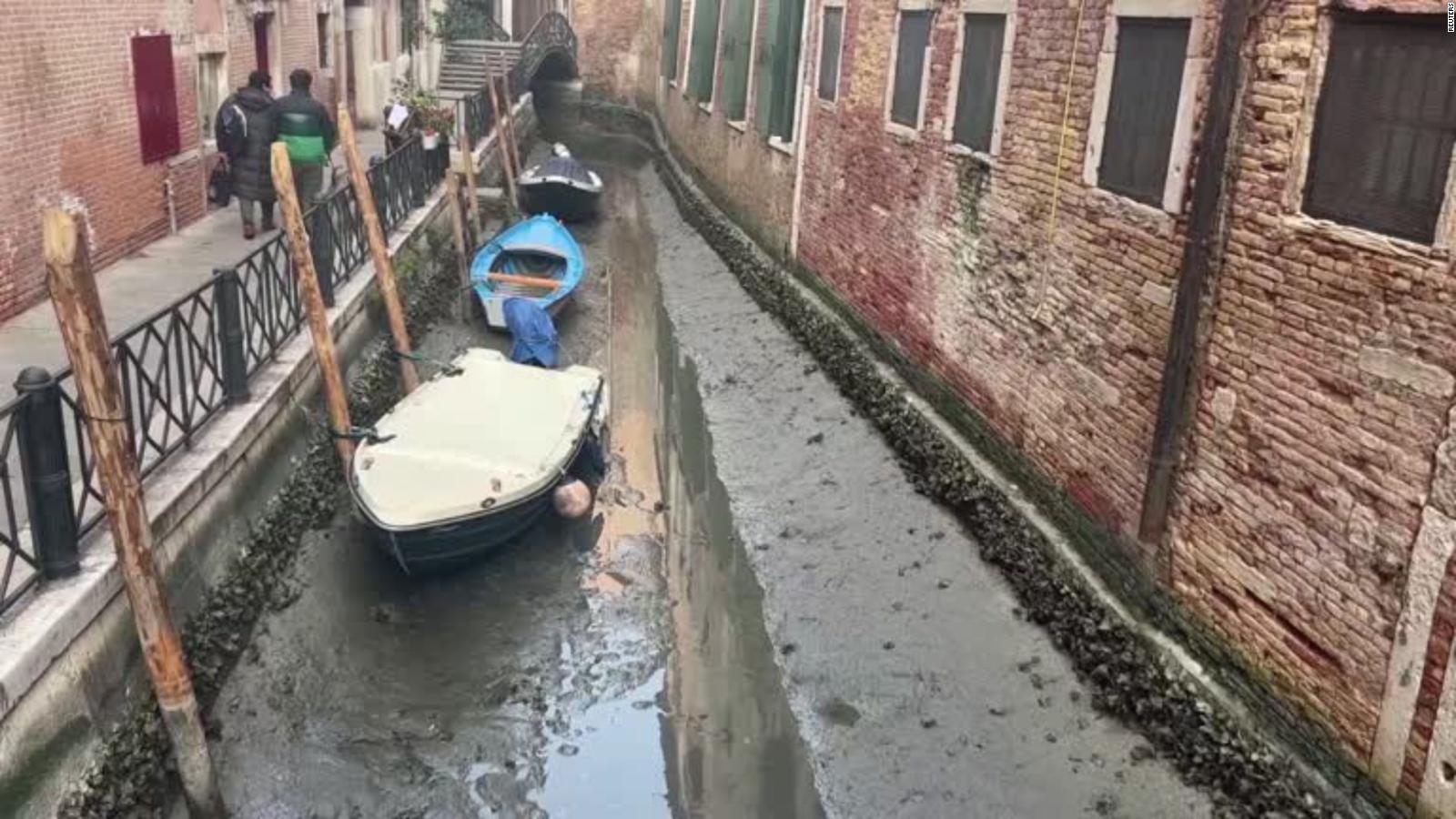 Mira cómo se ven los canales secos en Venecia | Video