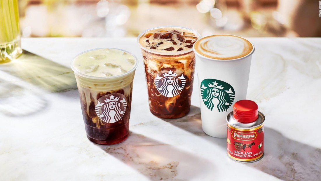 Starbucks lanza café con aceite de oliva