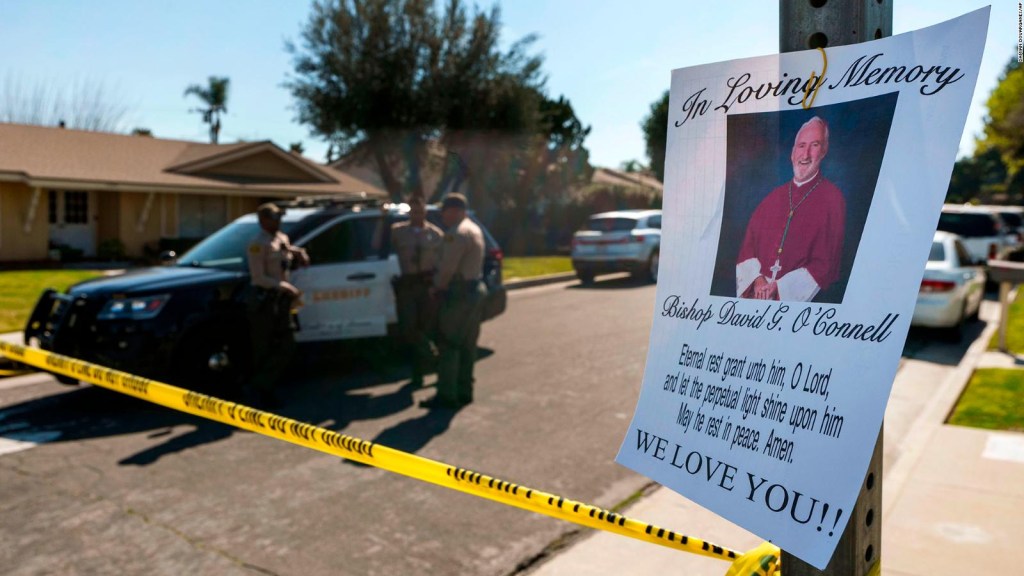 They arrest the husband of the housekeeper of the bishop murdered in Los Angeles