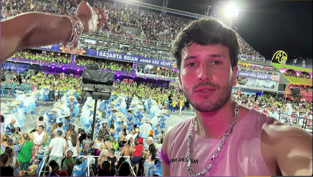 Sebastián Yatra en el Carnaval de Río 2023