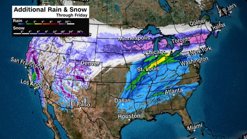 A severe winter storm is hitting the US